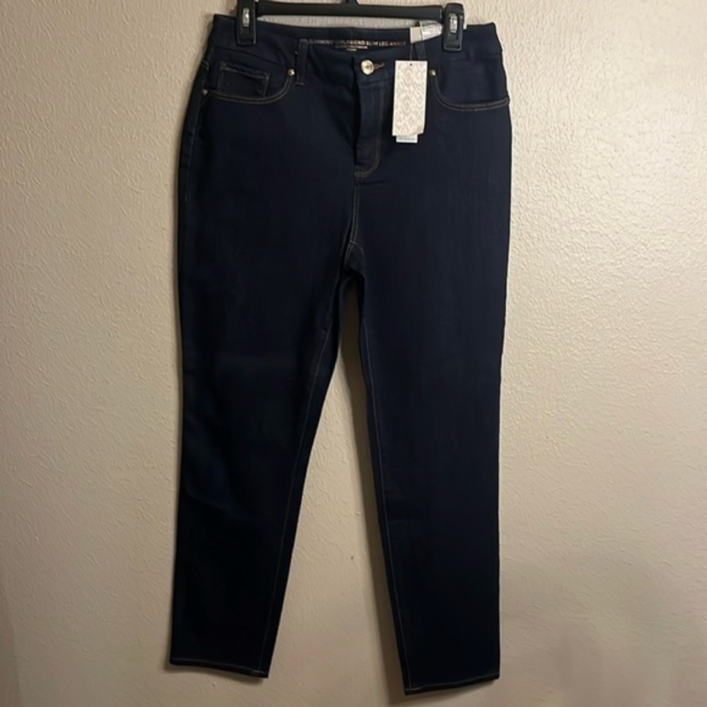 Chico’s So Slimming Girlfriend Slim Leg Ankle SZ 6R